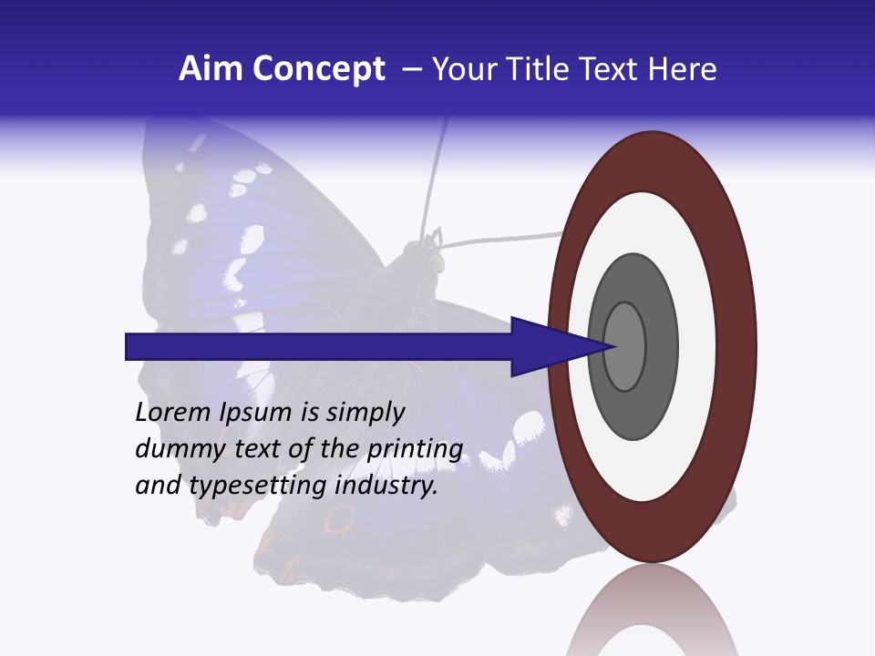 Nature Wildlife Blue PowerPoint Template