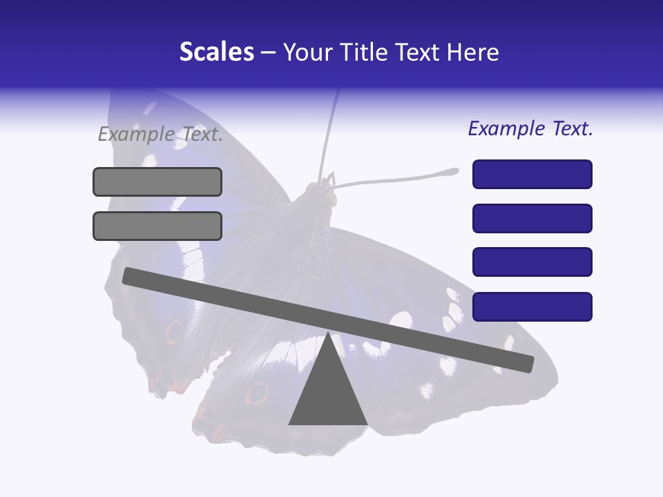 Nature Wildlife Blue PowerPoint Template