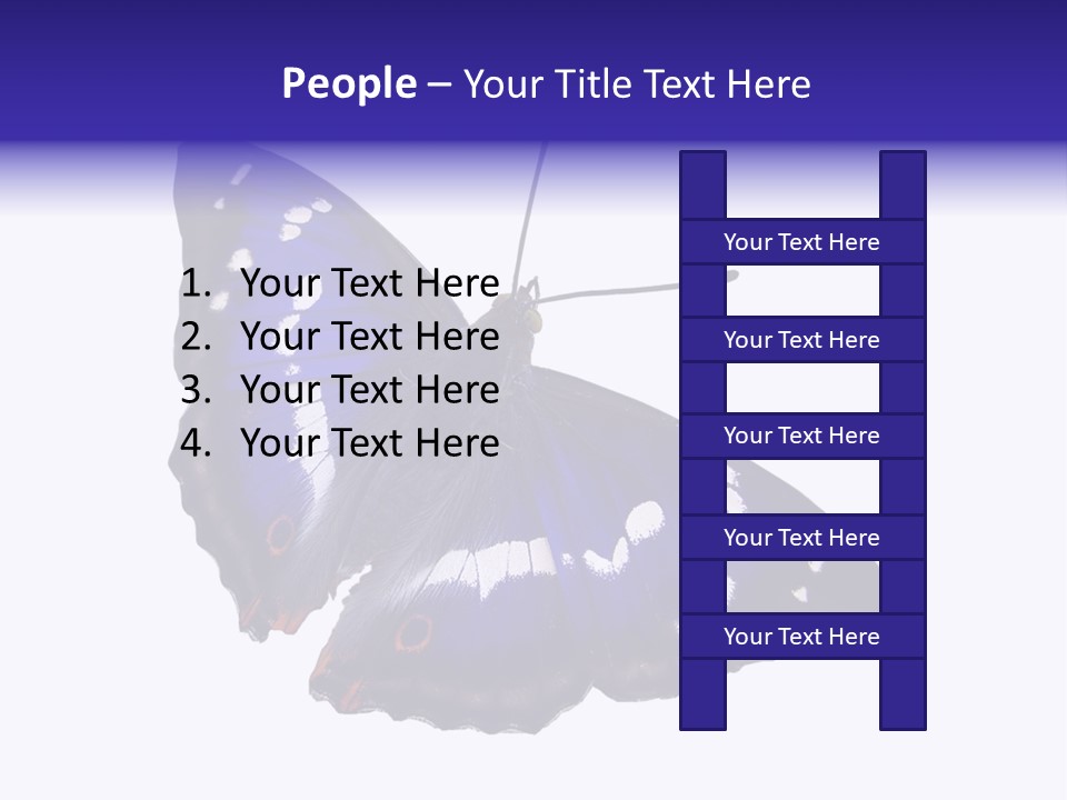 Nature Wildlife Blue PowerPoint Template