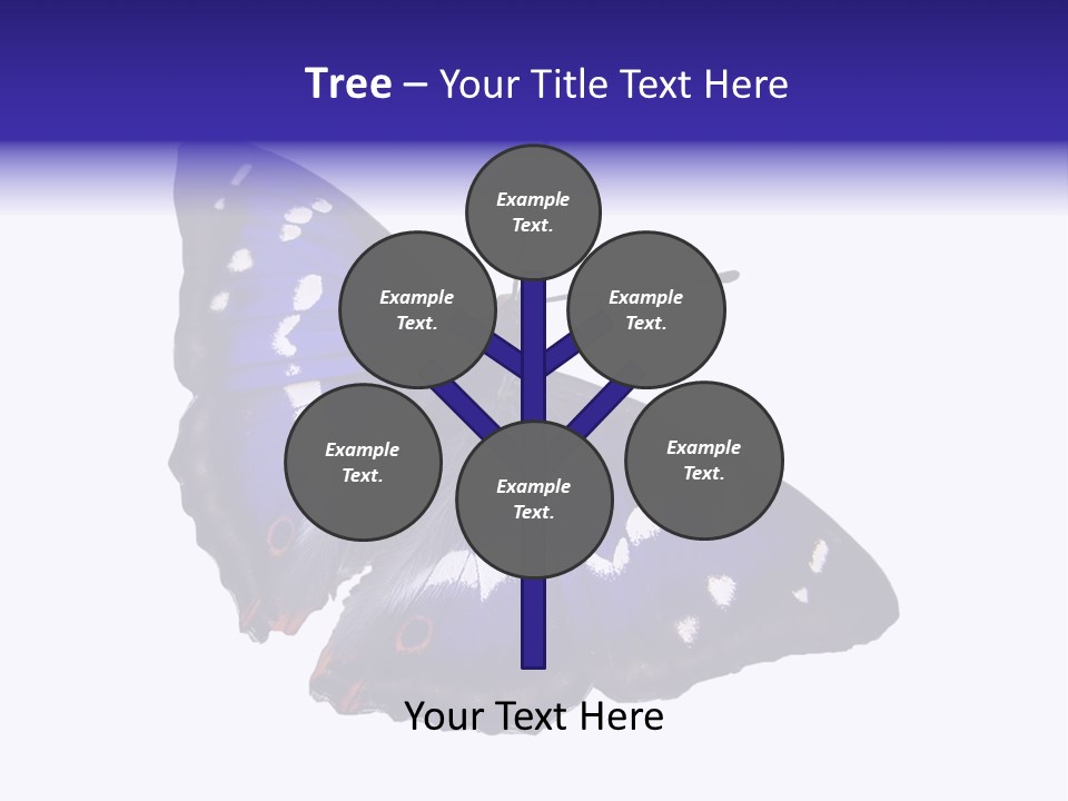 Nature Wildlife Blue PowerPoint Template