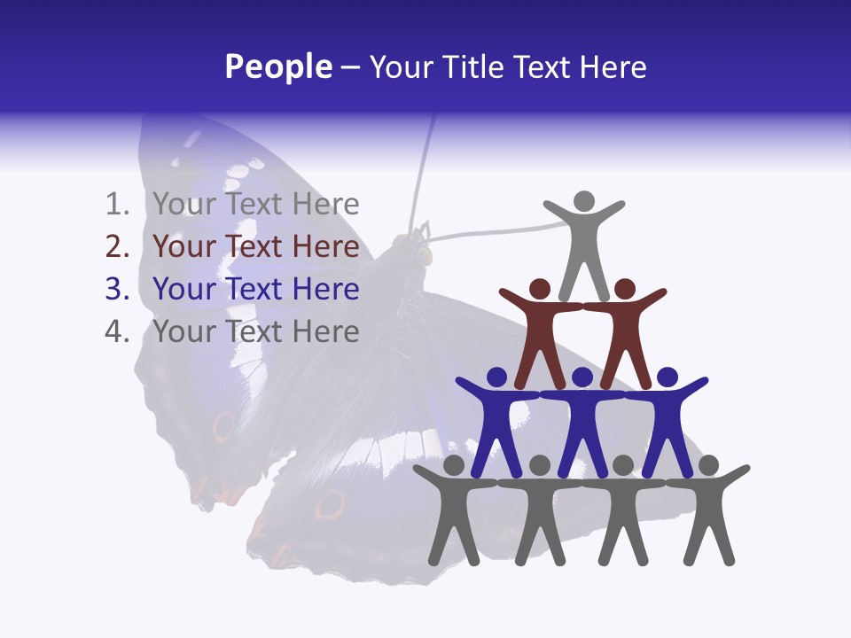 Nature Wildlife Blue PowerPoint Template