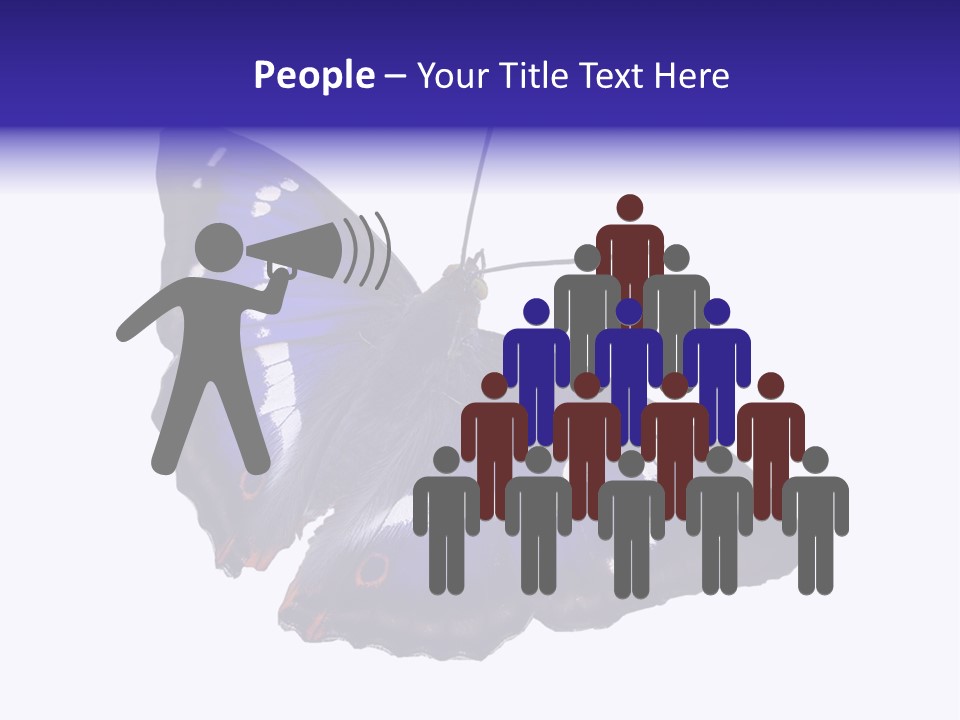 Nature Wildlife Blue PowerPoint Template