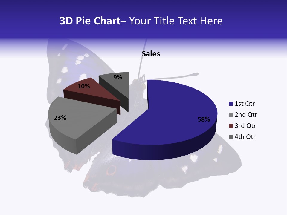 Nature Wildlife Blue PowerPoint Template