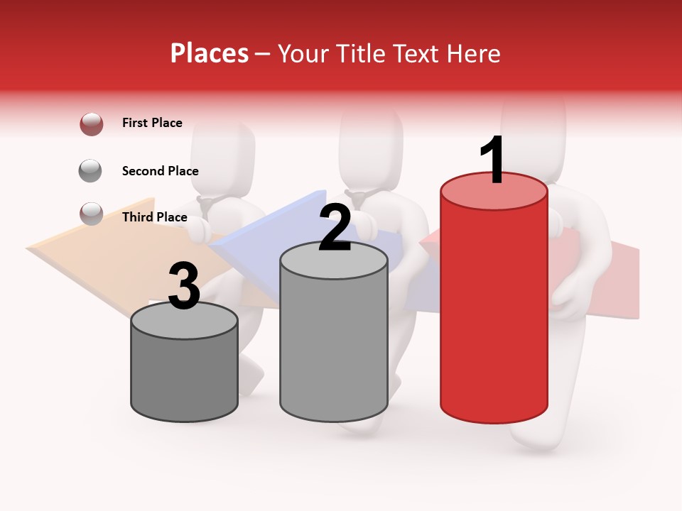 A Group Of People Carrying Arrows Powerpoint Template PowerPoint Template