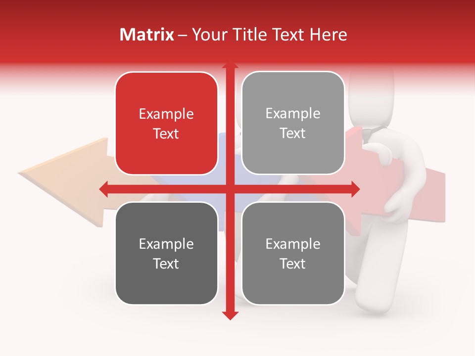 A Group Of People Carrying Arrows Powerpoint Template PowerPoint Template