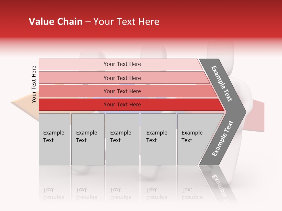 A Group Of People Carrying Arrows Powerpoint Template PowerPoint Template