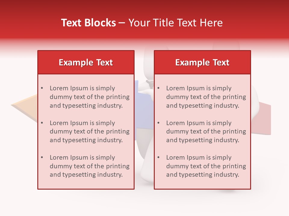 A Group Of People Carrying Arrows Powerpoint Template PowerPoint Template