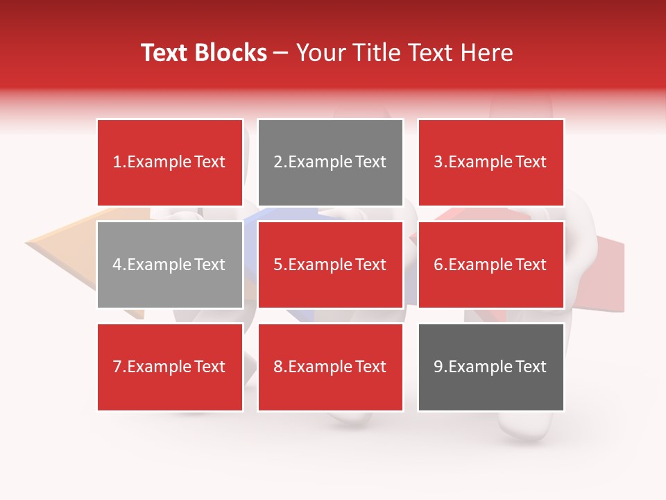 A Group Of People Carrying Arrows Powerpoint Template PowerPoint Template