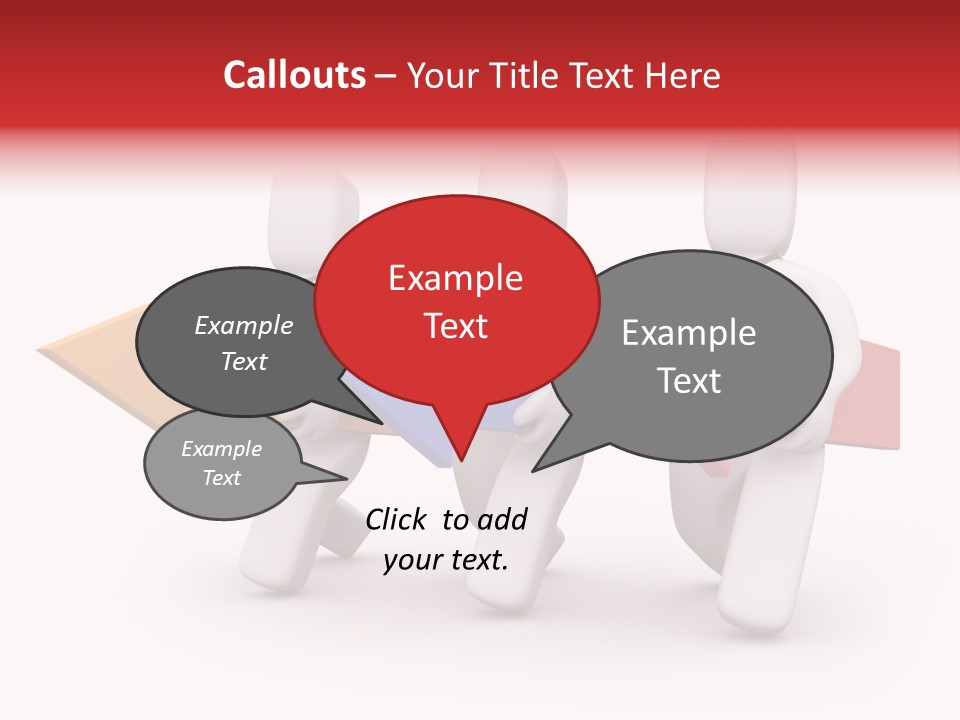 A Group Of People Carrying Arrows Powerpoint Template PowerPoint Template