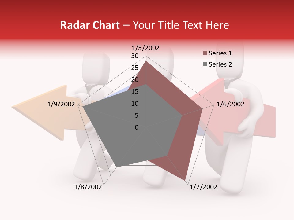 A Group Of People Carrying Arrows Powerpoint Template PowerPoint Template