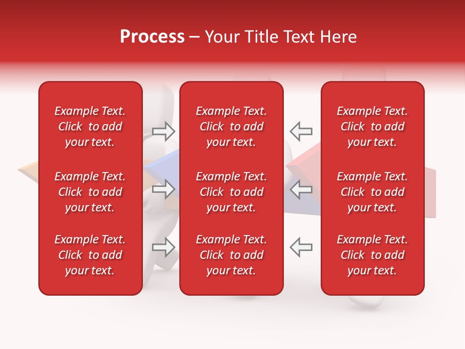 A Group Of People Carrying Arrows Powerpoint Template PowerPoint Template
