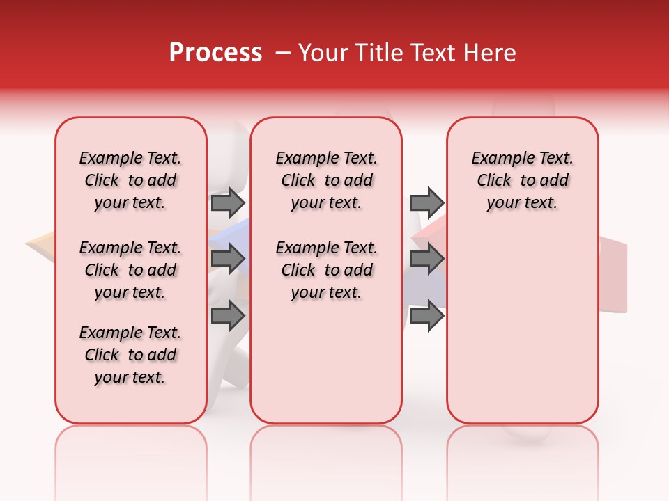 A Group Of People Carrying Arrows Powerpoint Template PowerPoint Template