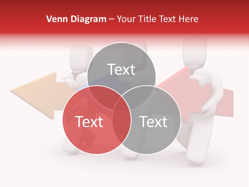 A Group Of People Carrying Arrows Powerpoint Template PowerPoint Template