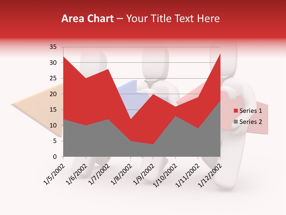 A Group Of People Carrying Arrows Powerpoint Template PowerPoint Template