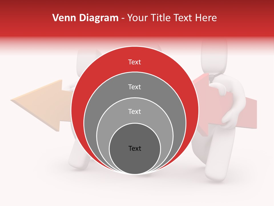 A Group Of People Carrying Arrows Powerpoint Template PowerPoint Template