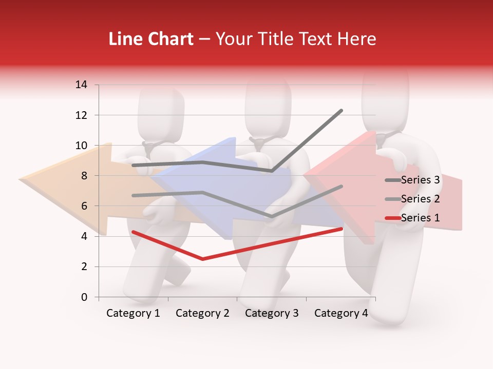 A Group Of People Carrying Arrows Powerpoint Template PowerPoint Template