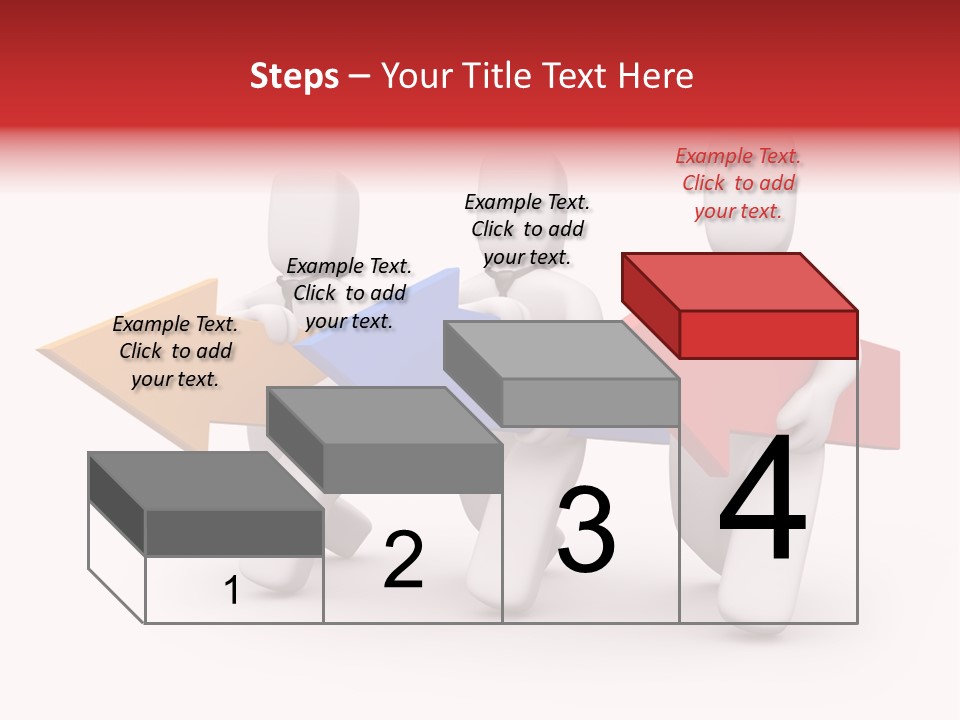 A Group Of People Carrying Arrows Powerpoint Template PowerPoint Template