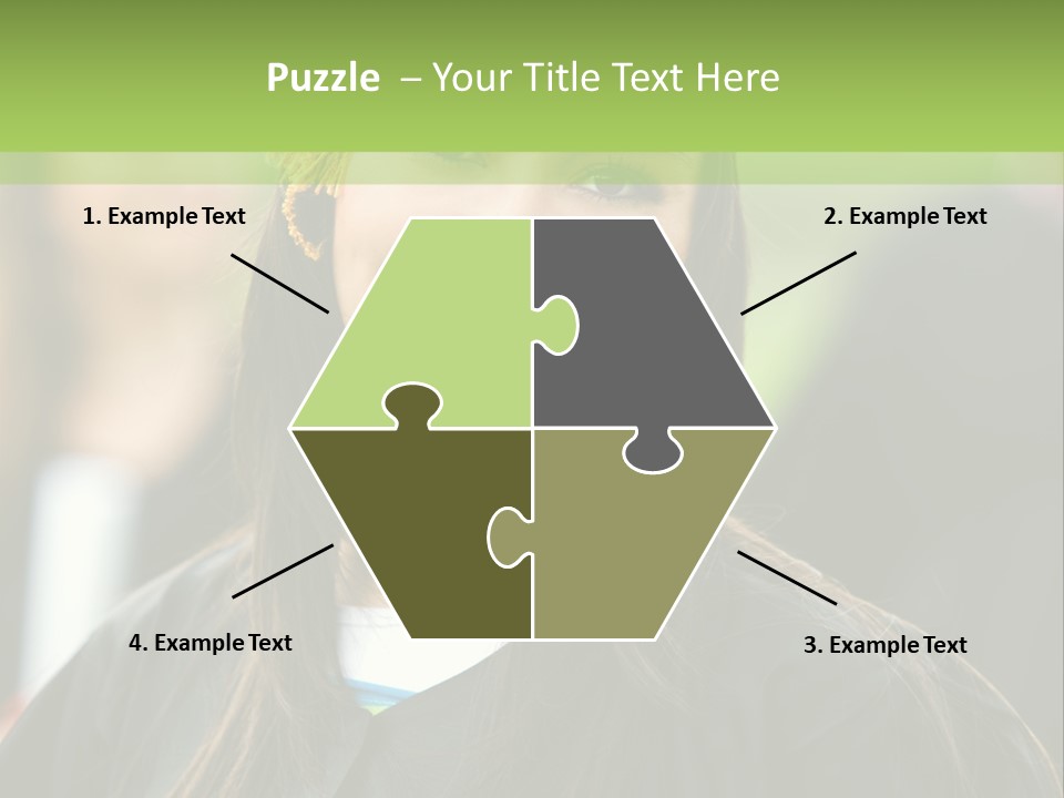 Columns Grass Chain PowerPoint Template