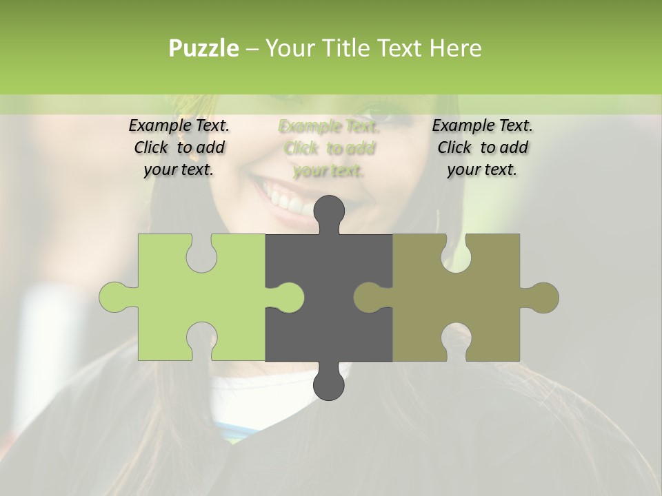 Columns Grass Chain PowerPoint Template