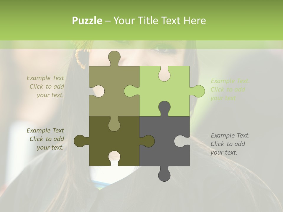 Columns Grass Chain PowerPoint Template