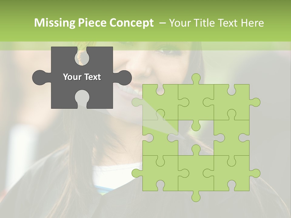 Columns Grass Chain PowerPoint Template