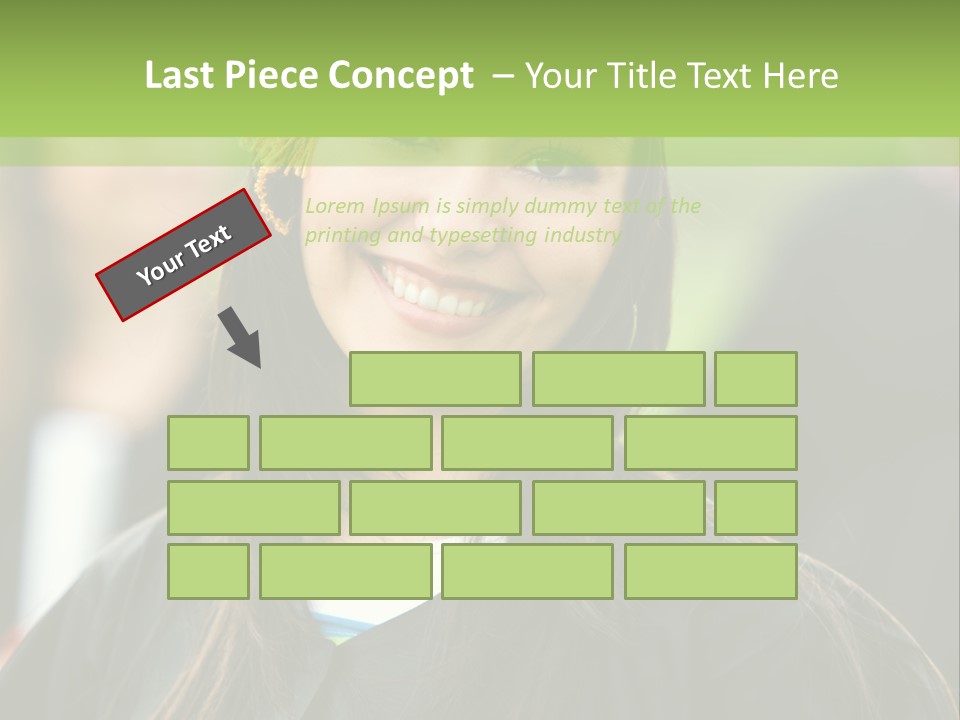 Columns Grass Chain PowerPoint Template