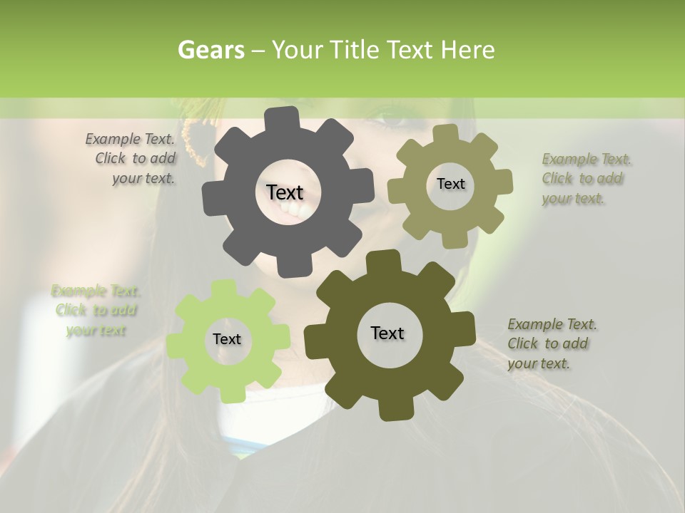 Columns Grass Chain PowerPoint Template