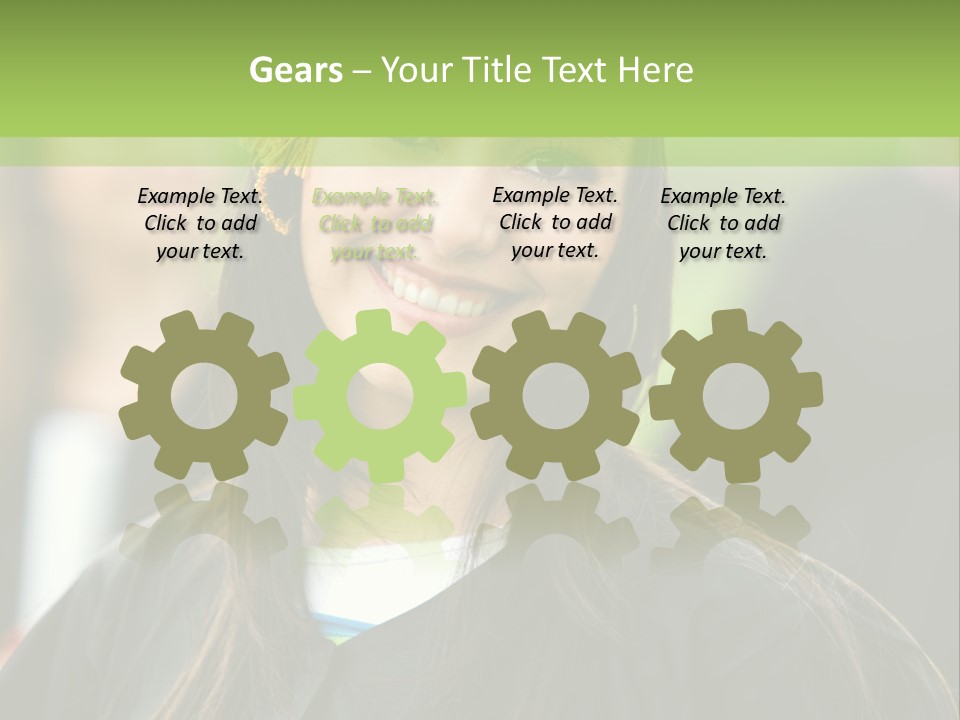 Columns Grass Chain PowerPoint Template