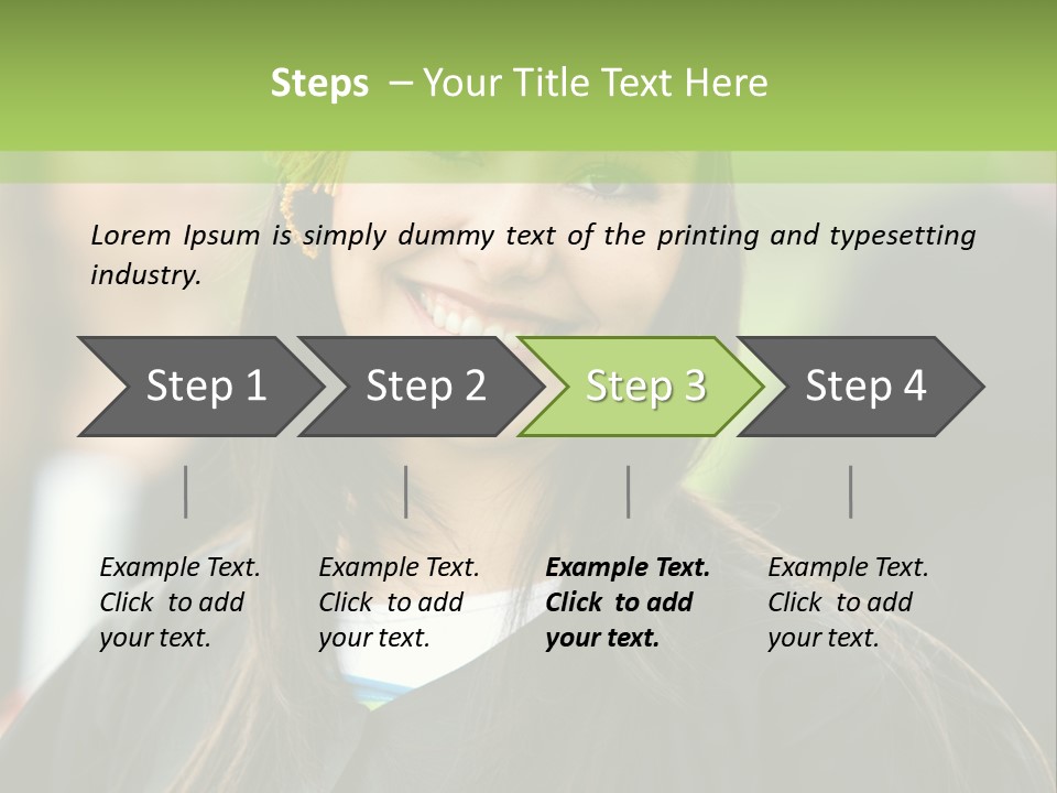 Columns Grass Chain PowerPoint Template