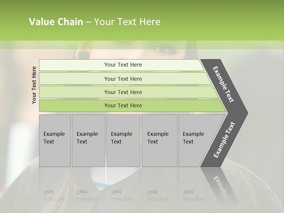 Columns Grass Chain PowerPoint Template