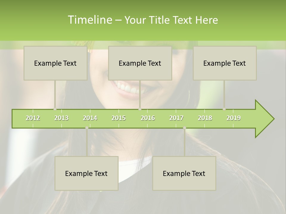 Columns Grass Chain PowerPoint Template
