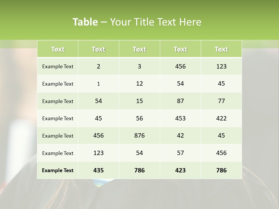 Columns Grass Chain PowerPoint Template
