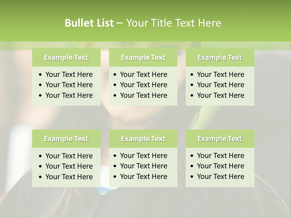 Columns Grass Chain PowerPoint Template