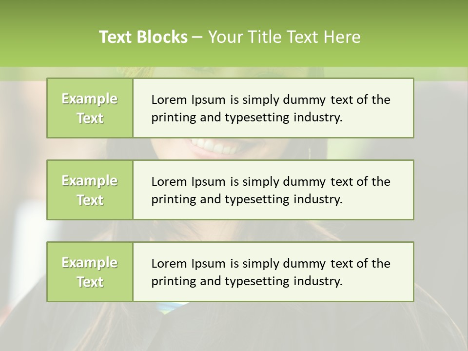 Columns Grass Chain PowerPoint Template