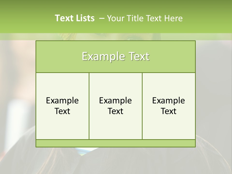 Columns Grass Chain PowerPoint Template