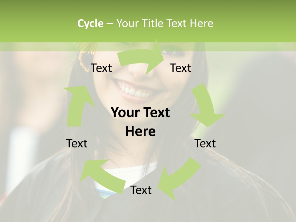 Columns Grass Chain PowerPoint Template