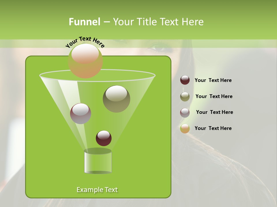 Columns Grass Chain PowerPoint Template