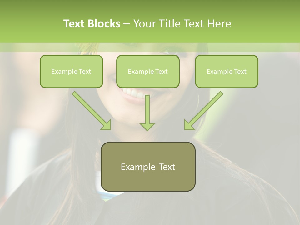 Columns Grass Chain PowerPoint Template
