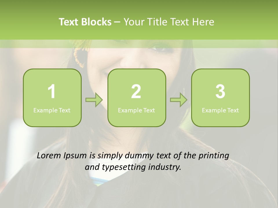 Columns Grass Chain PowerPoint Template