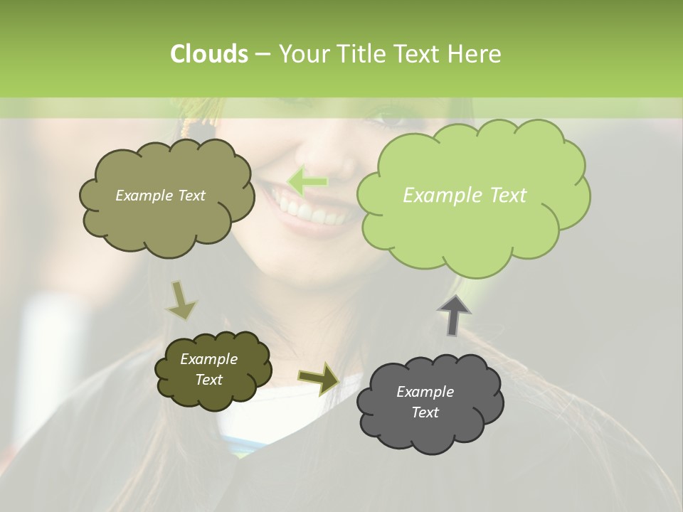 Columns Grass Chain PowerPoint Template