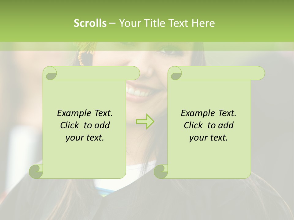 Columns Grass Chain PowerPoint Template