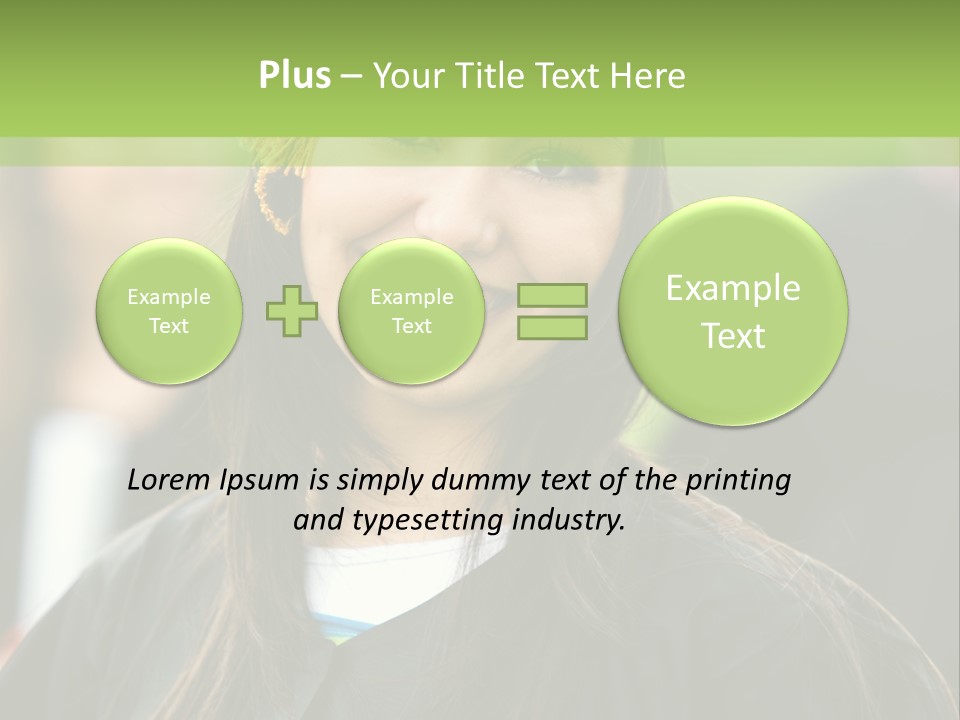 Columns Grass Chain PowerPoint Template