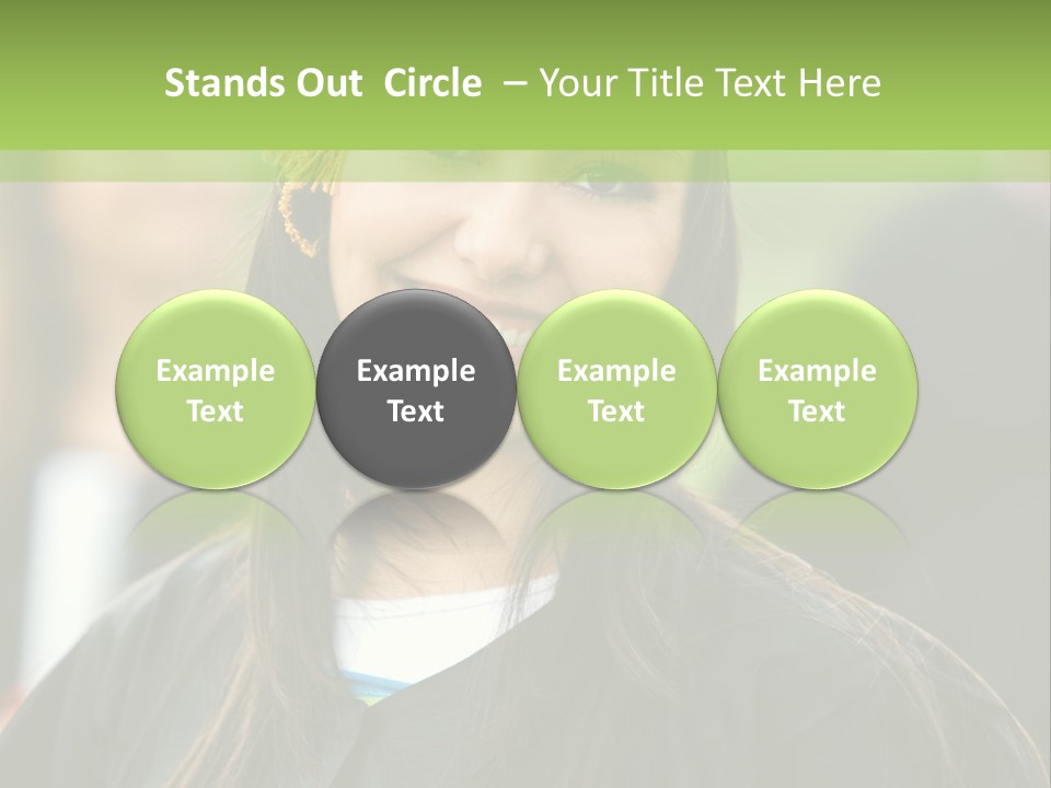 Columns Grass Chain PowerPoint Template