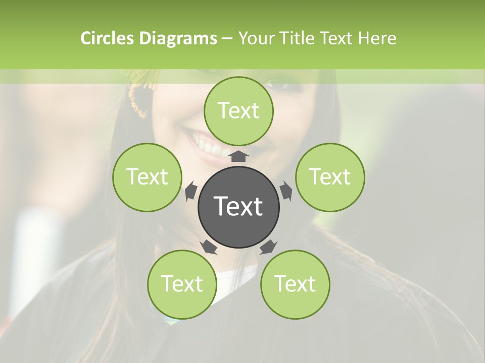 Columns Grass Chain PowerPoint Template