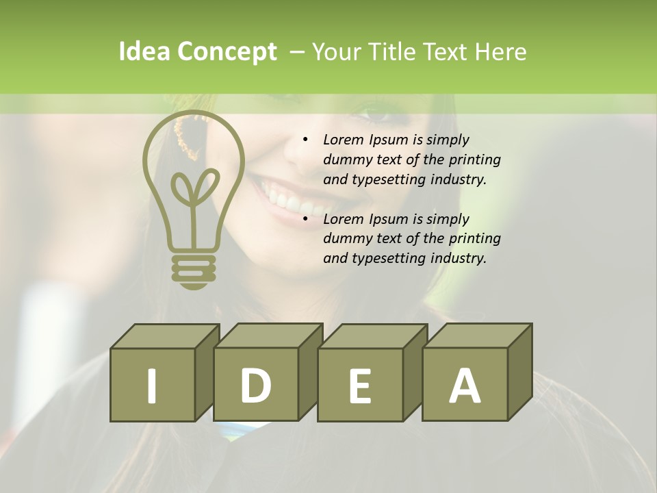 Columns Grass Chain PowerPoint Template