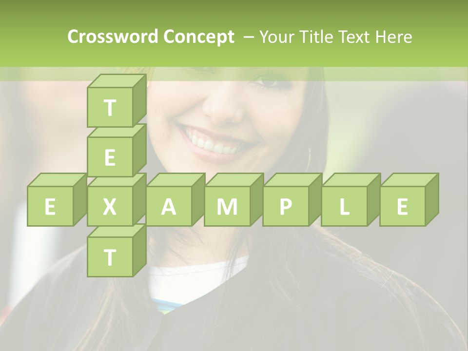 Columns Grass Chain PowerPoint Template