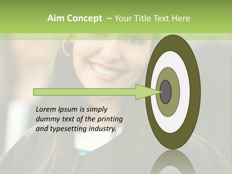 Columns Grass Chain PowerPoint Template