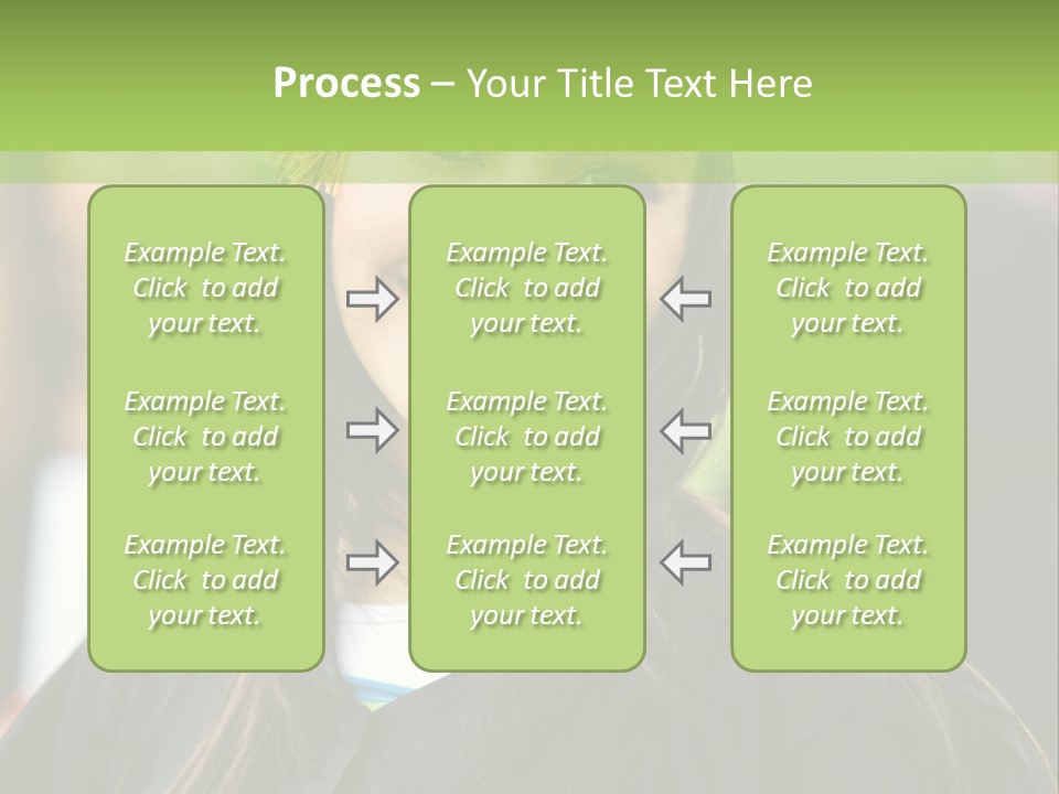 Columns Grass Chain PowerPoint Template