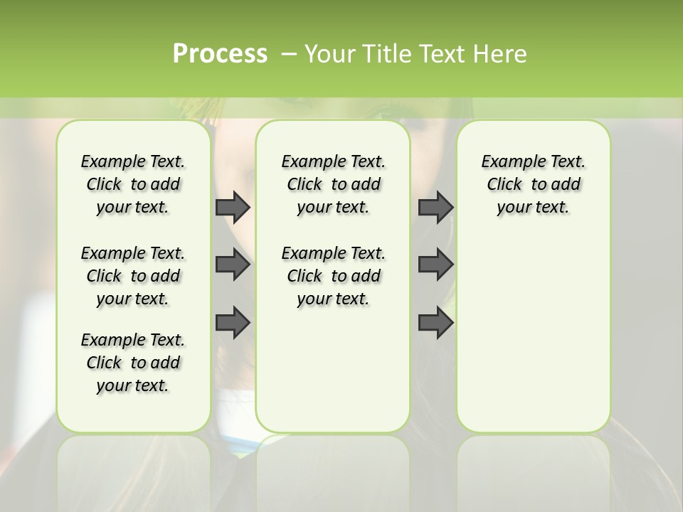 Columns Grass Chain PowerPoint Template