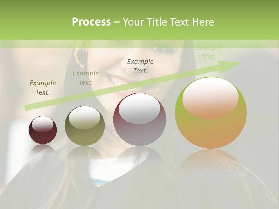 Columns Grass Chain PowerPoint Template